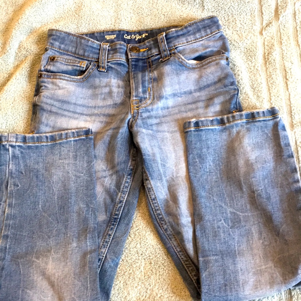Boys straight leg Cat and Jack jeans sz 8